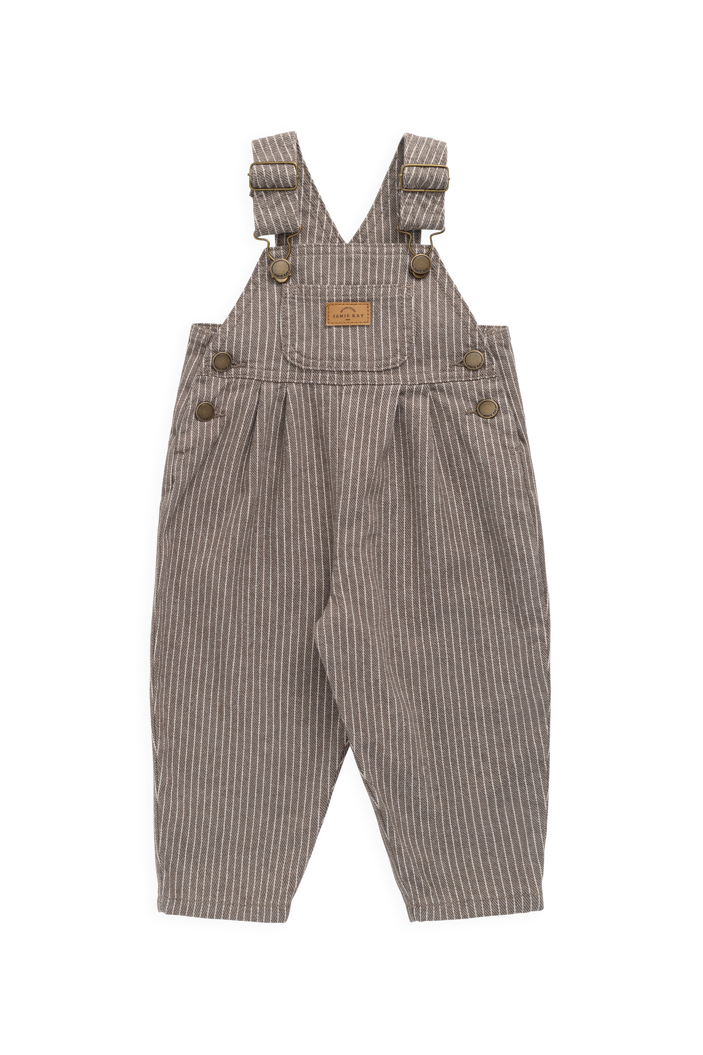Blair Tuinbroek - Mini Pinstripe Cassava / Iroko