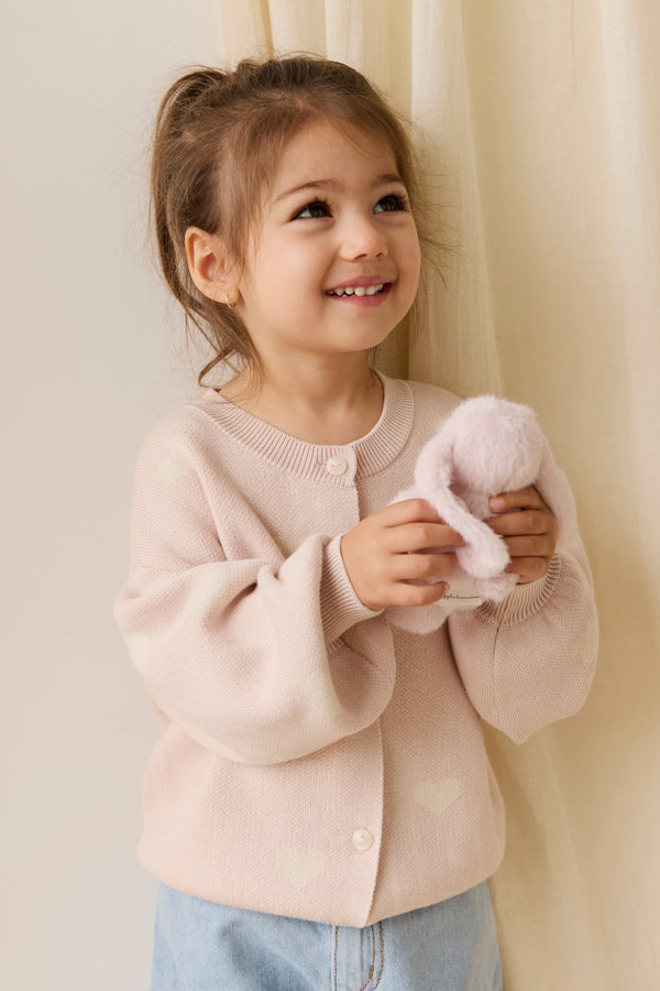 Kayla Vest - Kylie Heart Jacquard Morganite
