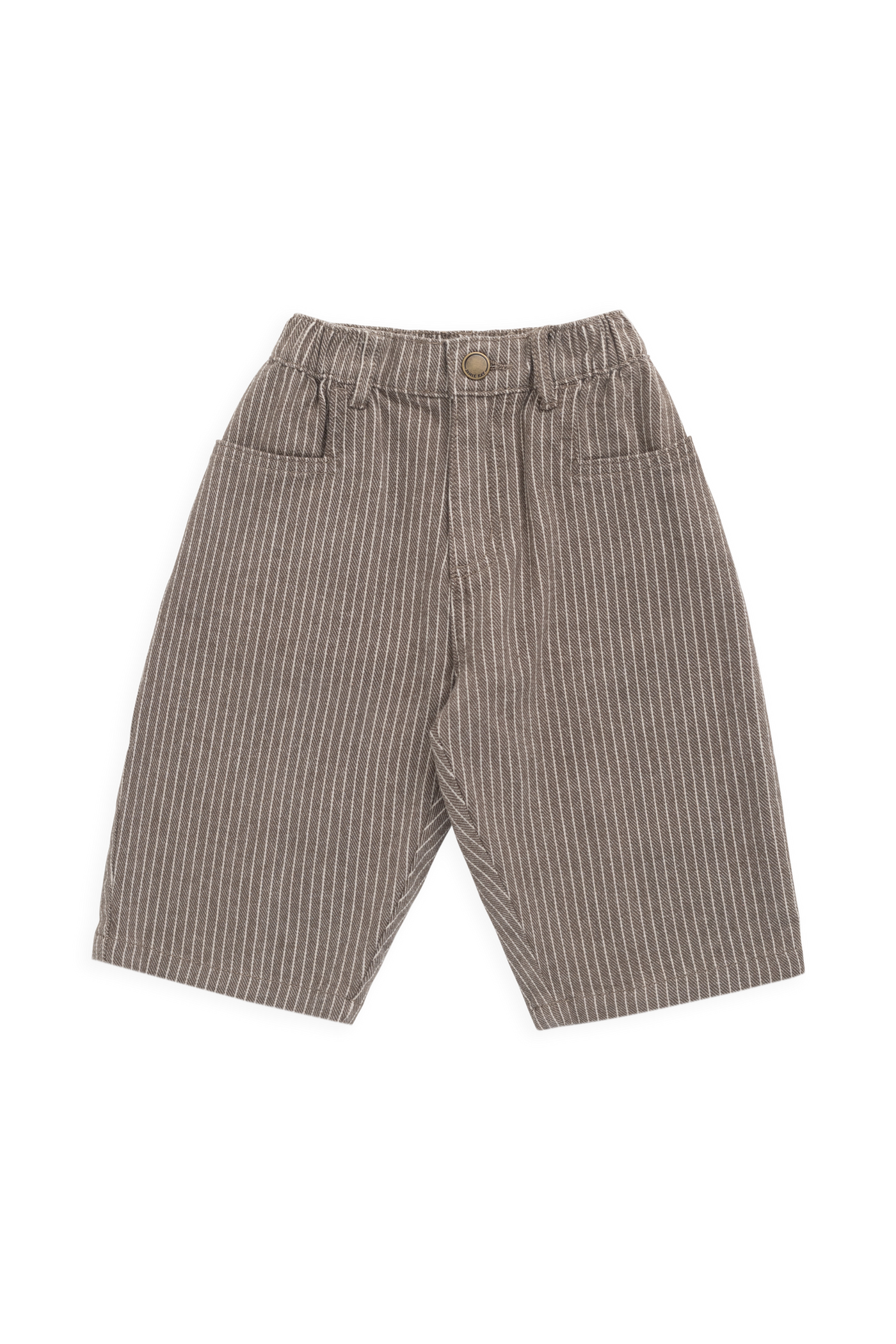 Abel Broek - Mini Pinstripe Cassava / Iroko