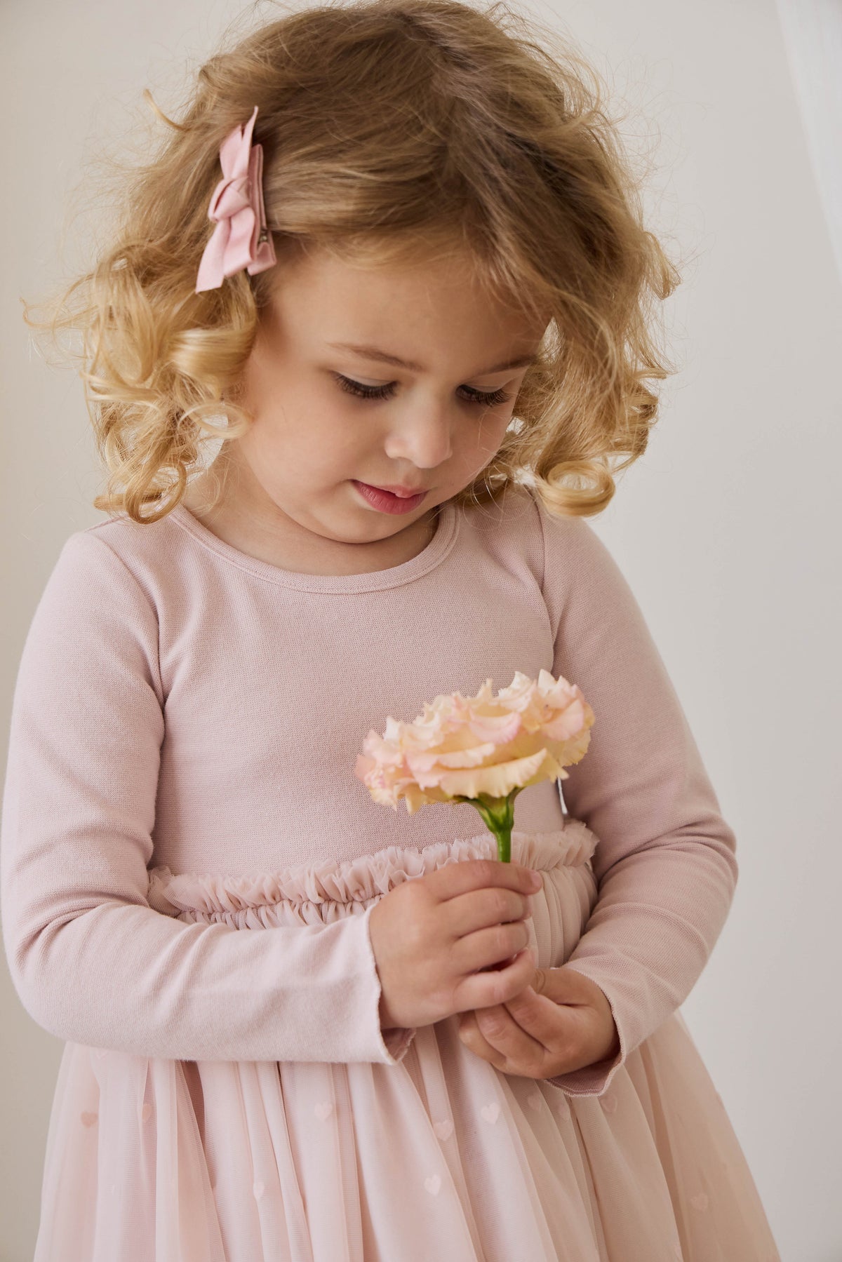 Anna Tule Jurkje - Petite Heart Rosie - Arlina kinderkleding - hoofdfoto