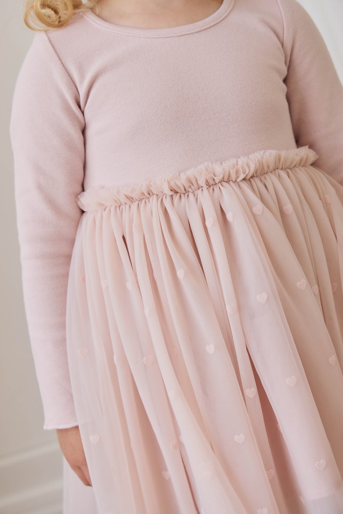Anna Tule Jurkje - Petite Heart Rosie - Arlina kinderkleding