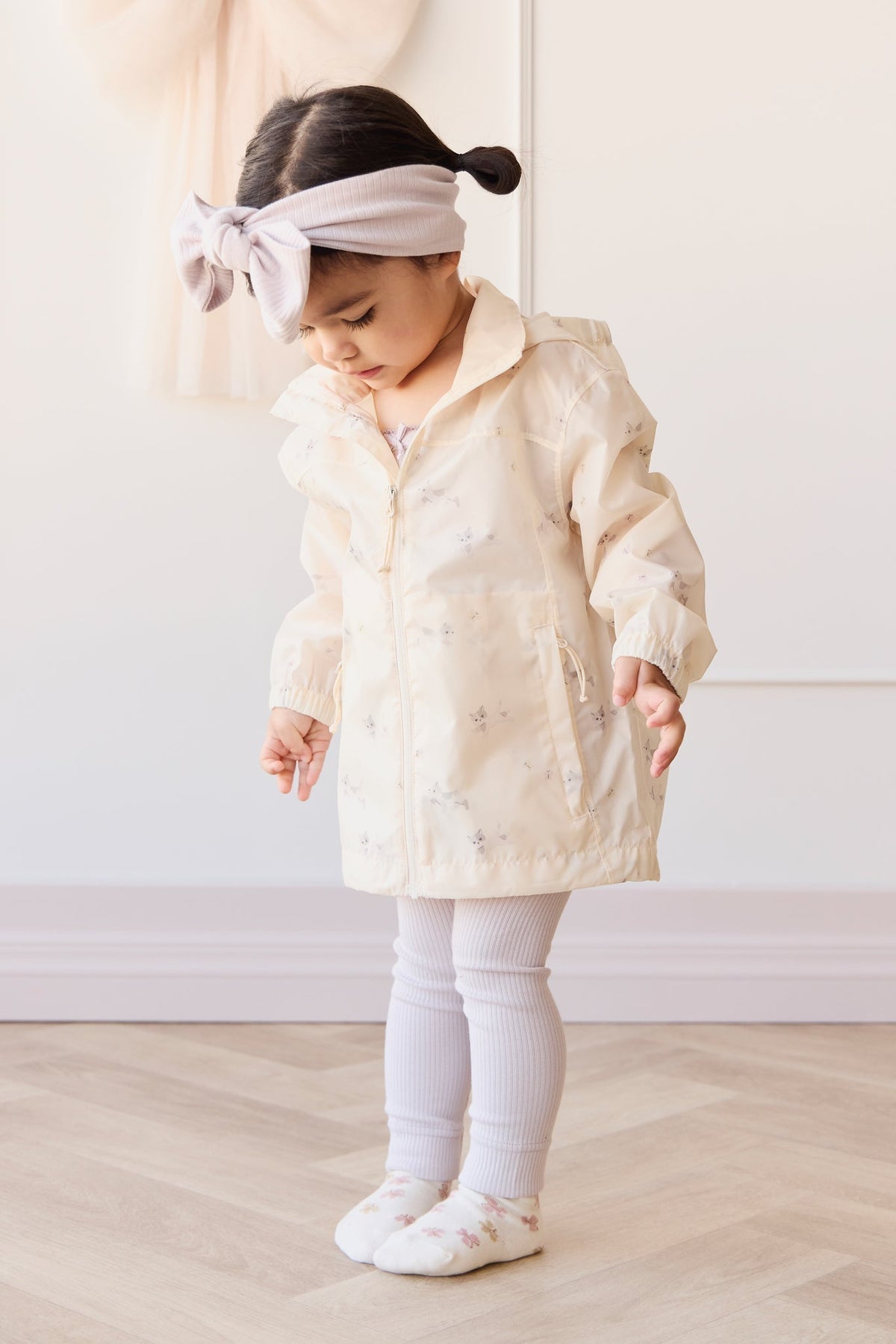 Avery Jasje - Playful Kitten Whisper White - Arlina kinderkleding