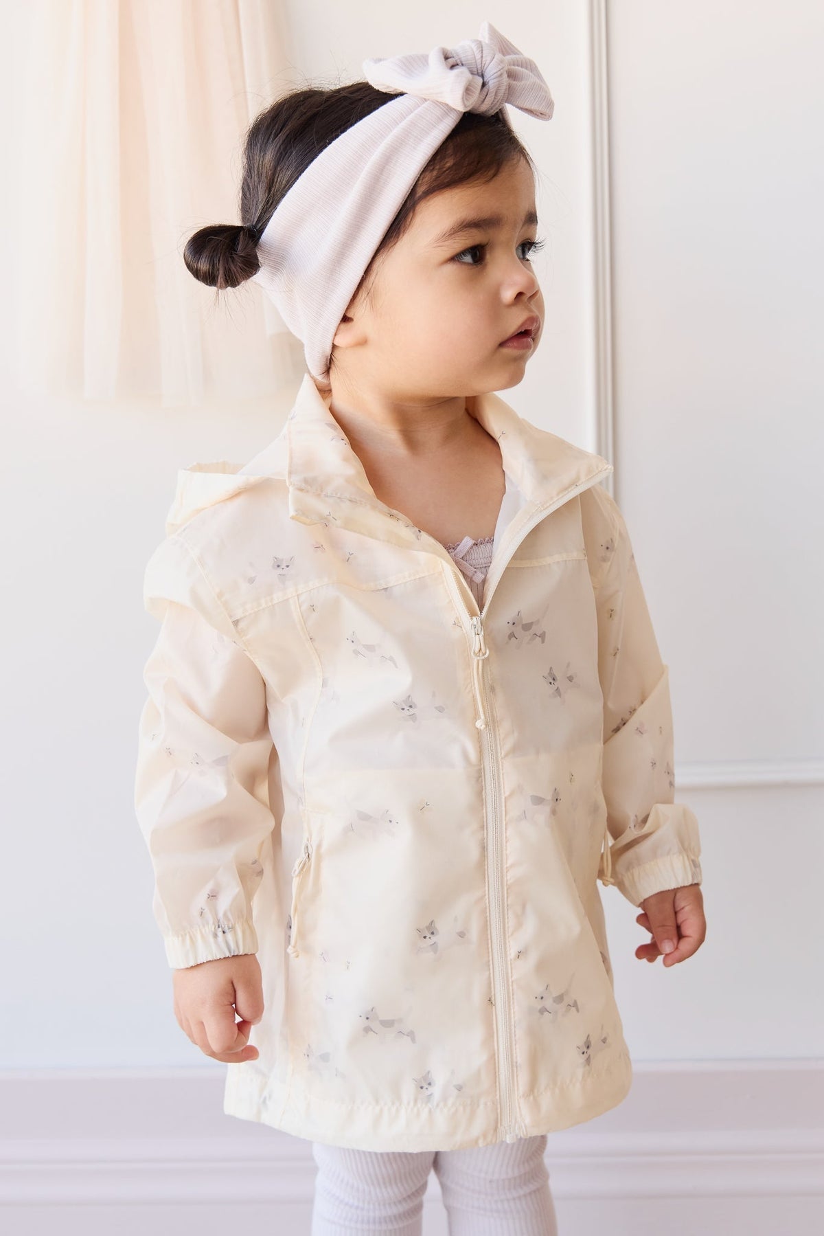 Avery Jasje - Playful Kitten Whisper White - Arlina kinderkleding