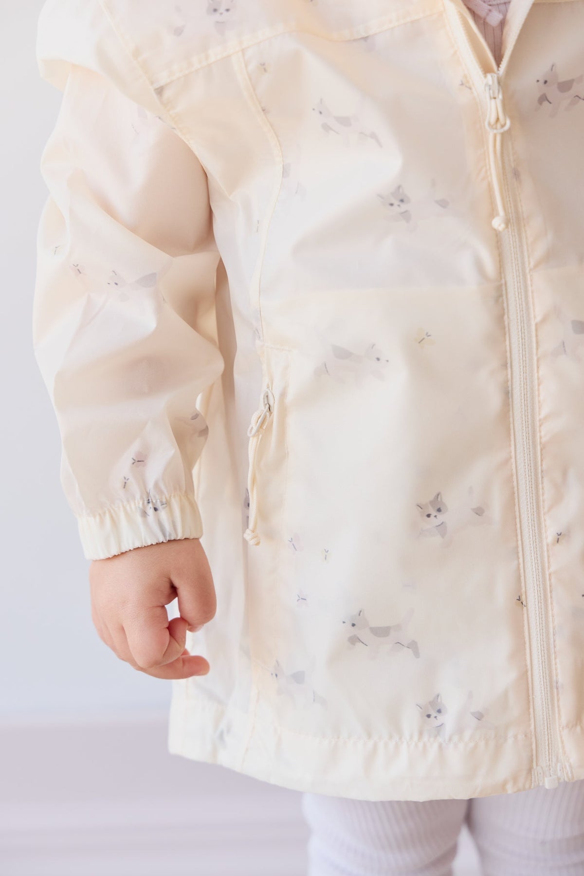 Avery Jasje - Playful Kitten Whisper White - Arlina kinderkleding