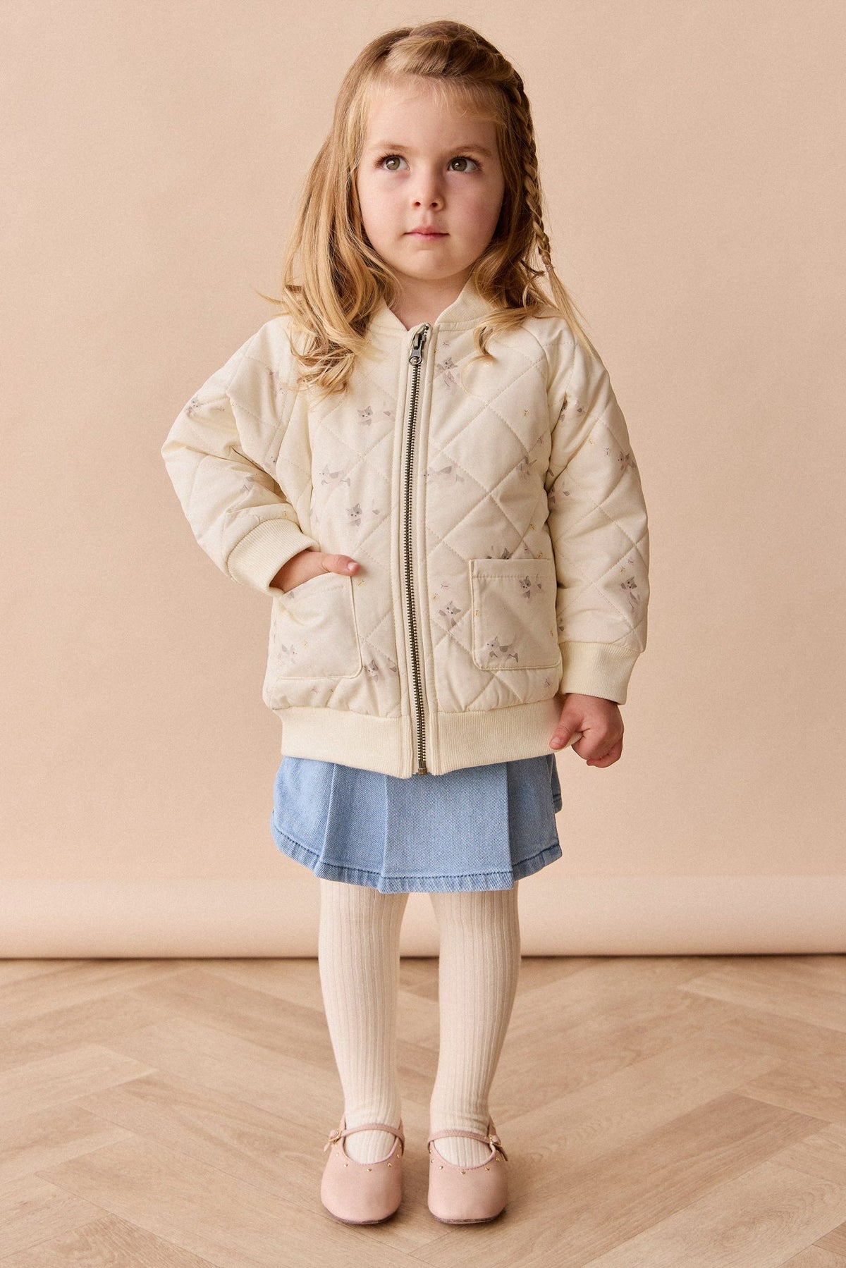 Cammy Jasje - Playful Kitten Whisper White - Arlina kinderkleding