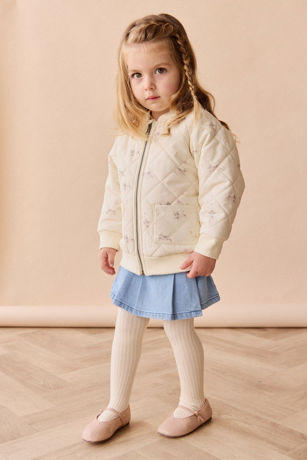 Cammy Jasje - Playful Kitten Whisper White - Arlina kinderkleding