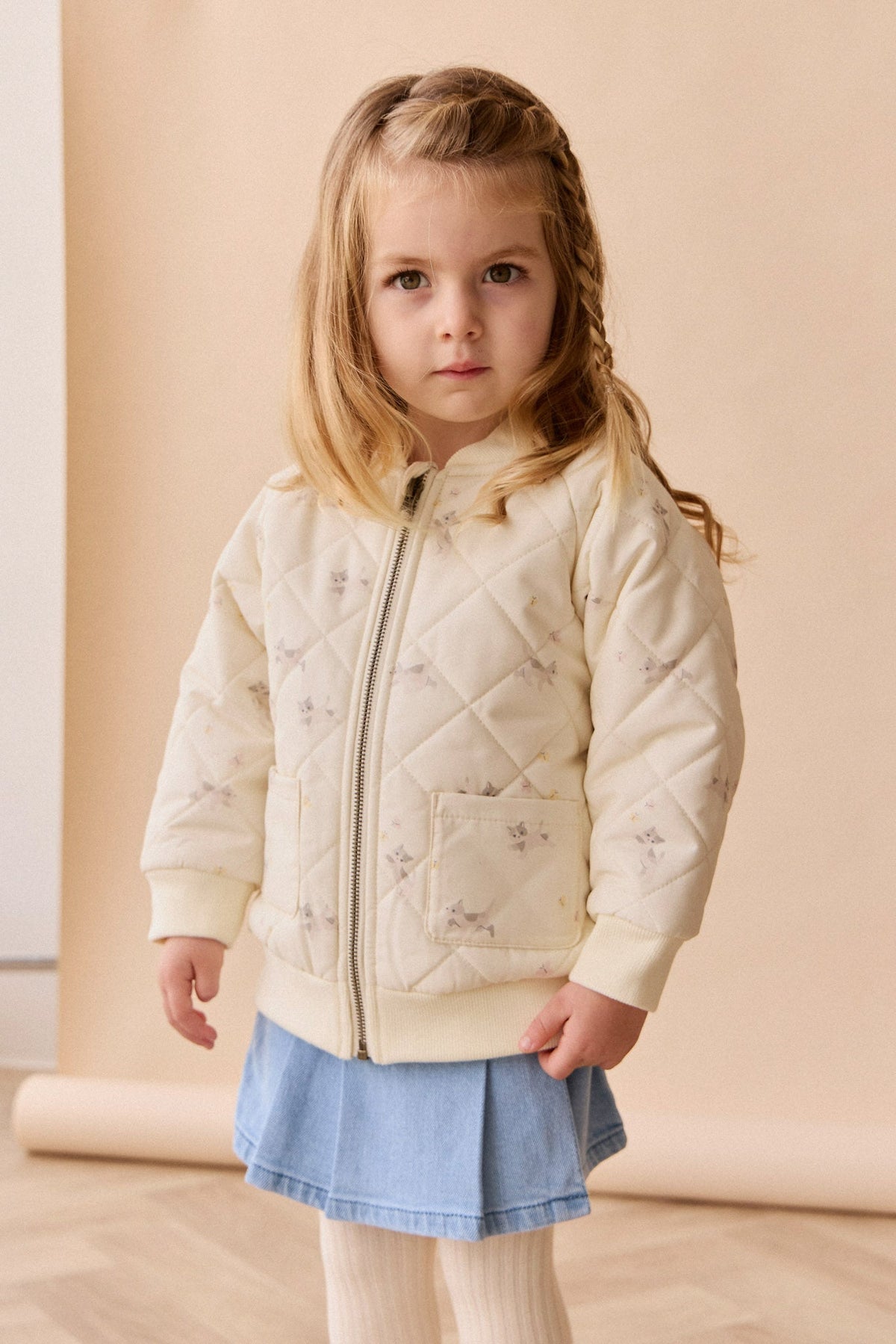 Cammy Jasje - Playful Kitten Whisper White - Arlina kinderkleding