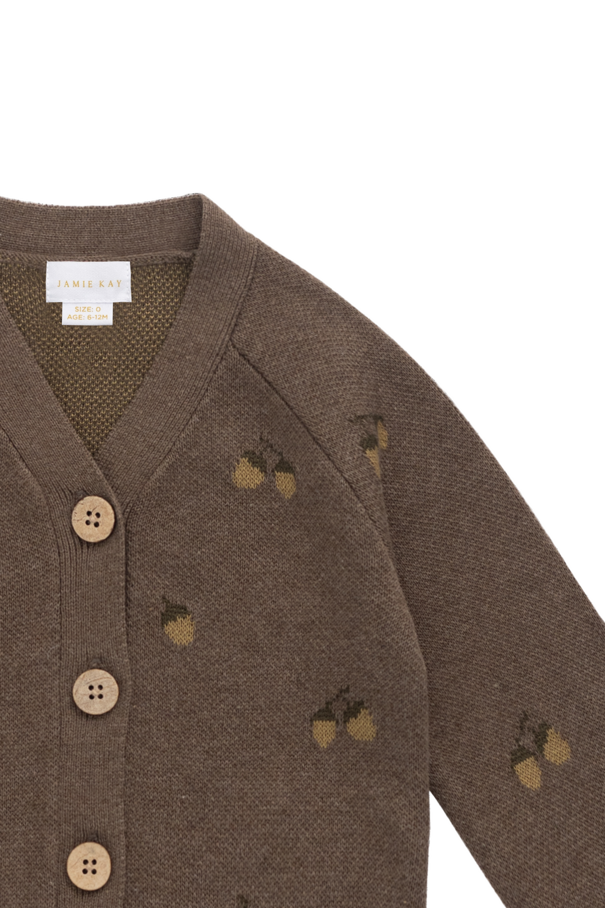 Easton Vest - Forest Acorns Toasted Marle - Arlina kinderkleding