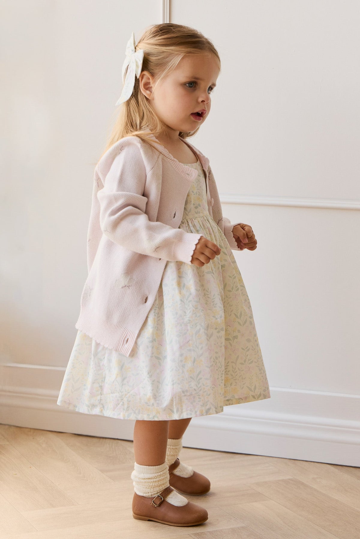Jamie Vest - Jamie's Atrium Jacquard Calcite - Arlina kinderkleding