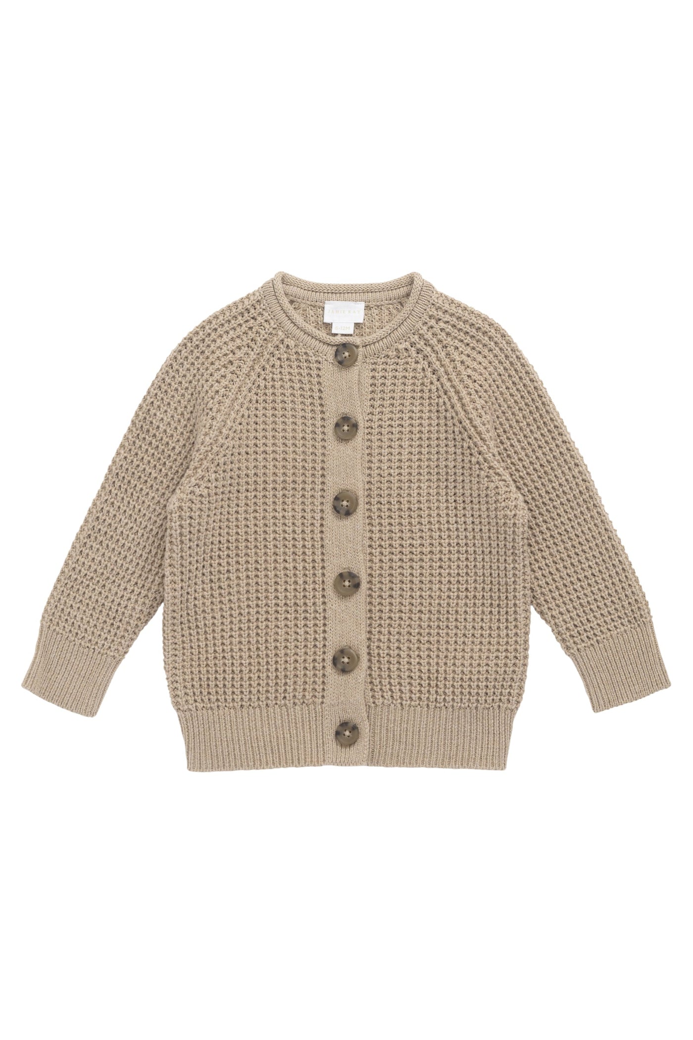 Lane Gebreid Vest - Sand Dune Marle