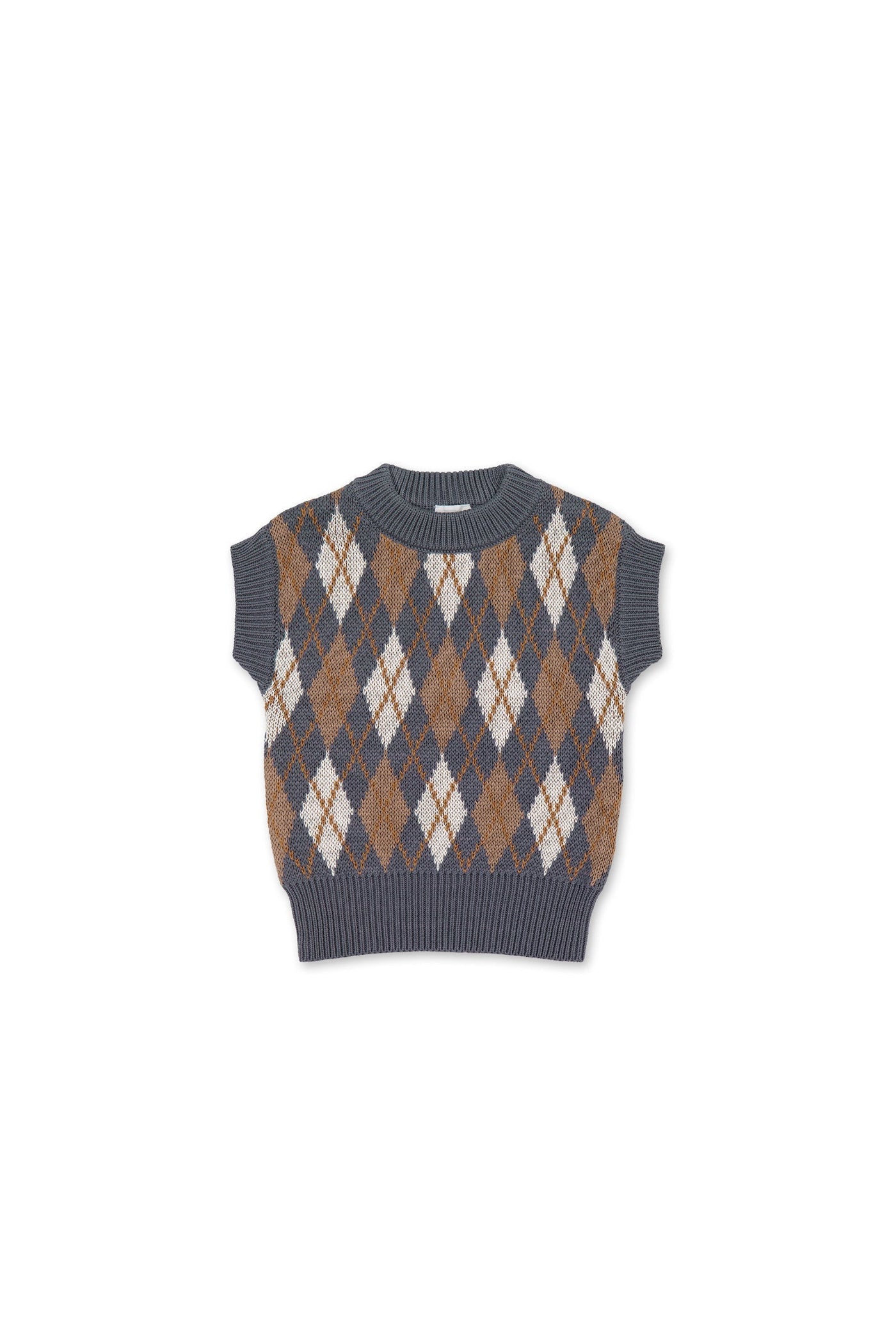 Marcus Gebreid Vest - Marcus Jacquard Arctic