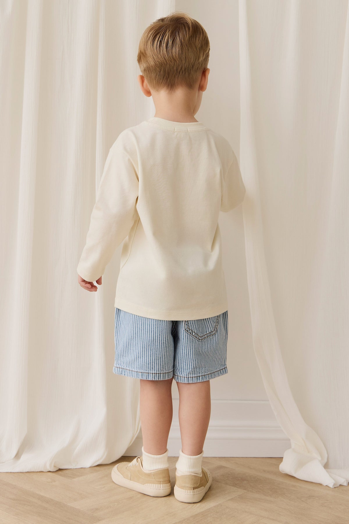 Marshall Top met Lange Mouw - Parchment Best Friends - Arlina kinderkleding