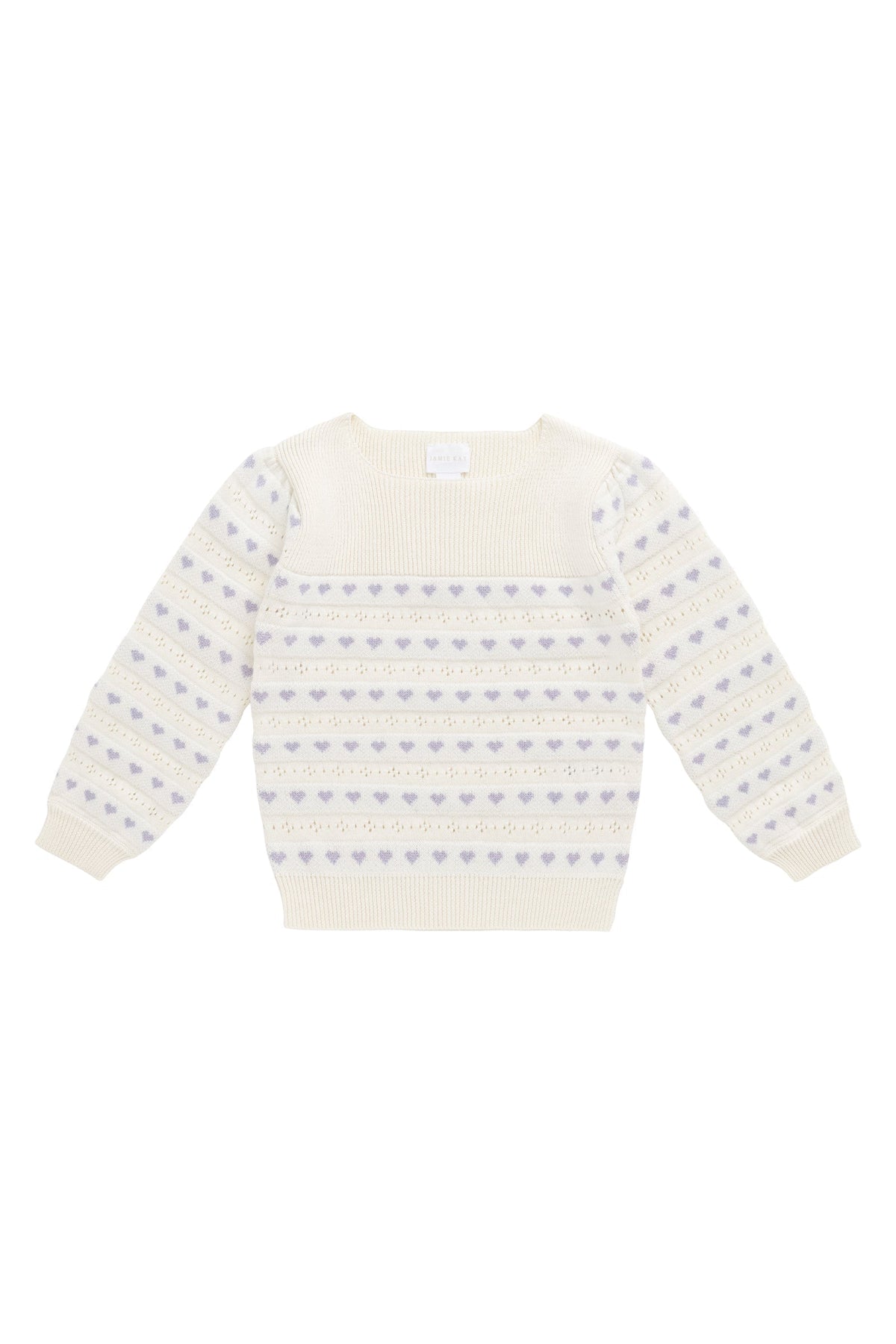 Norah Trui - Norah Jacquard Evening Haze - Arlina kinderkleding - detail