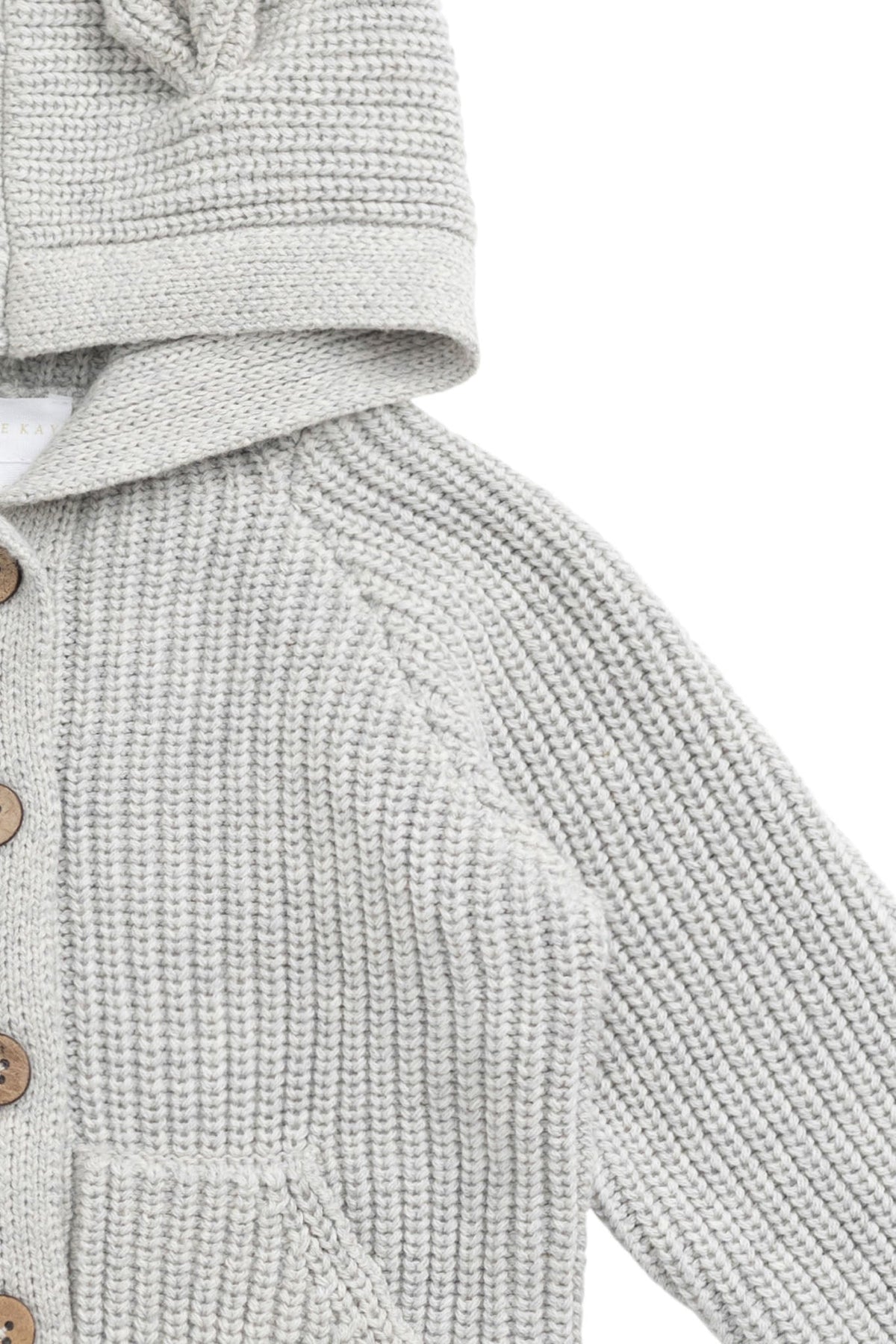 OG Bear Knit - Light Grey Marle - Arlina kinderkleding