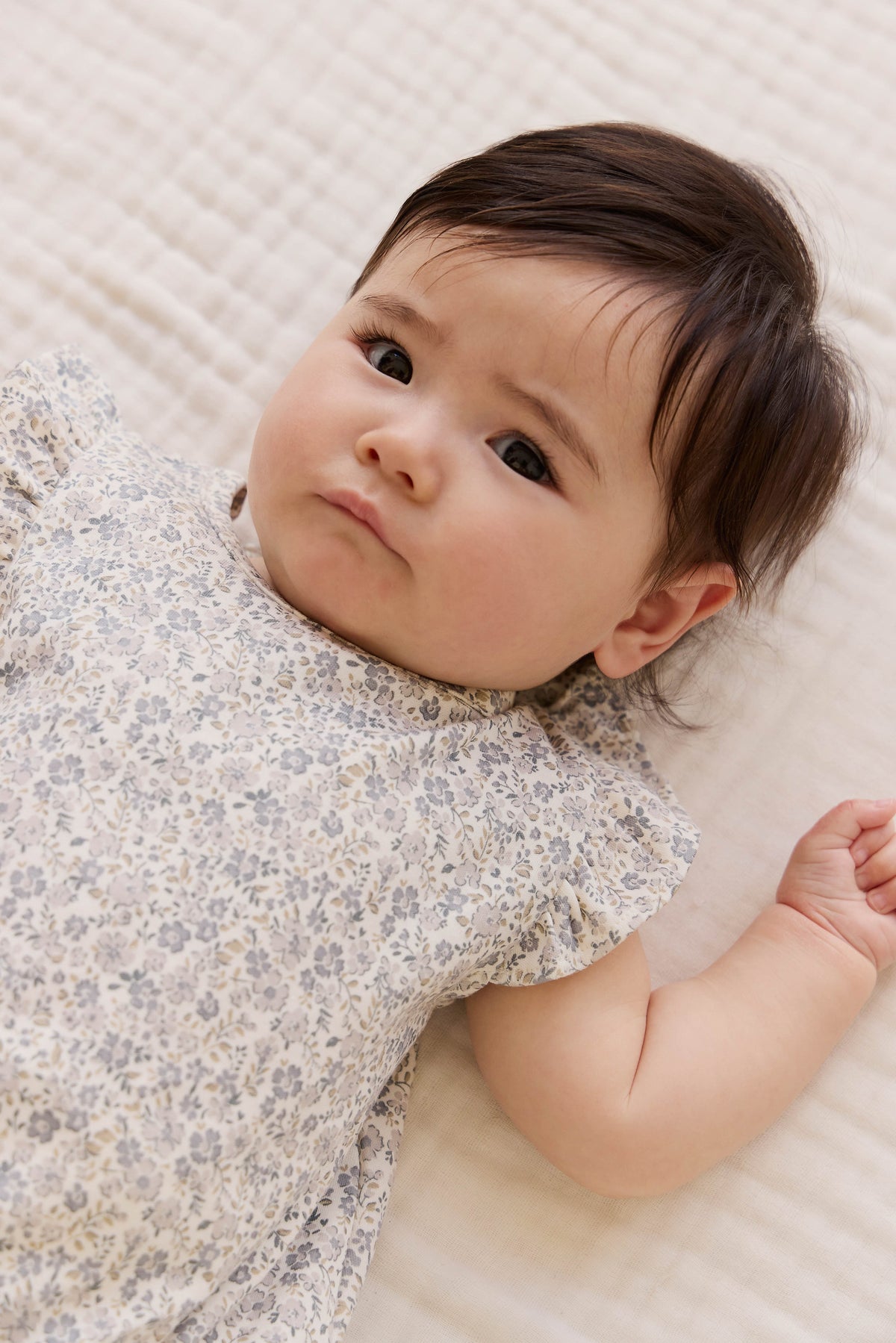 Biologisch Katoenen Adrienne Speelpakje - Tully Grey - Arlina kinderkleding