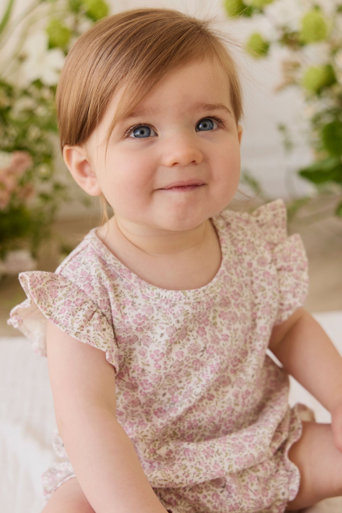 Biologisch Katoenen Adrienne Speelpakje - Tully Mauve - Arlina kinderkleding