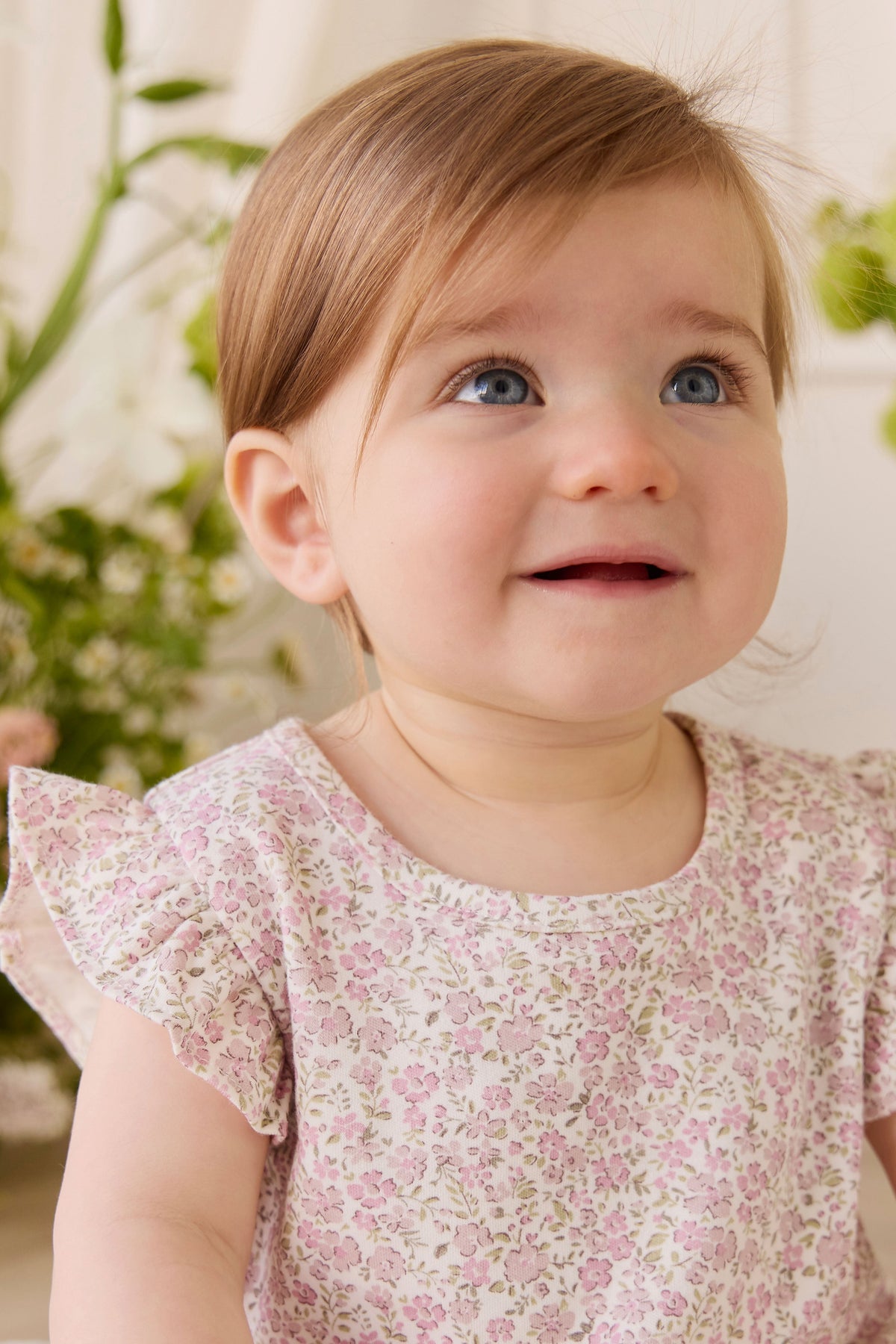 Biologisch Katoenen Adrienne Speelpakje - Tully Mauve - Arlina kinderkleding