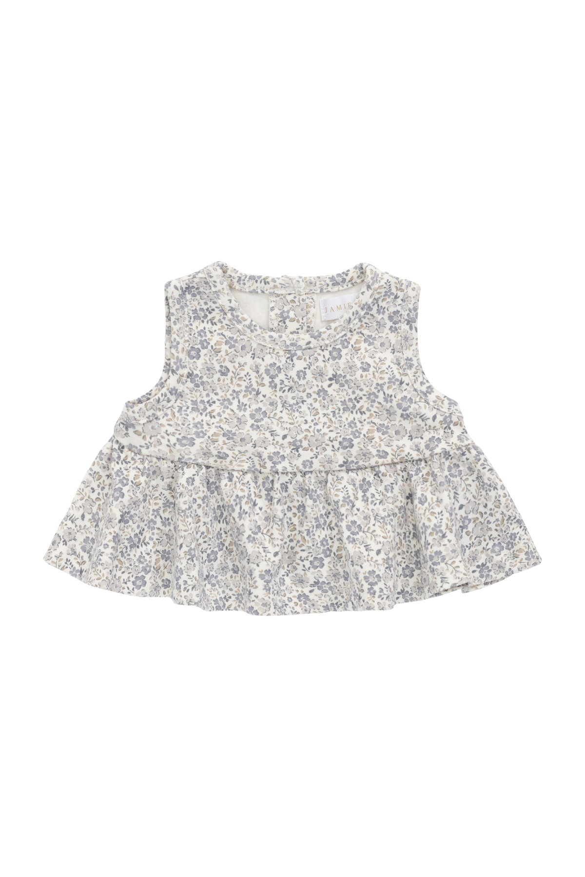 Biologisch Katoenen Adrienne Top - Tully Grey - Arlina kinderkleding
