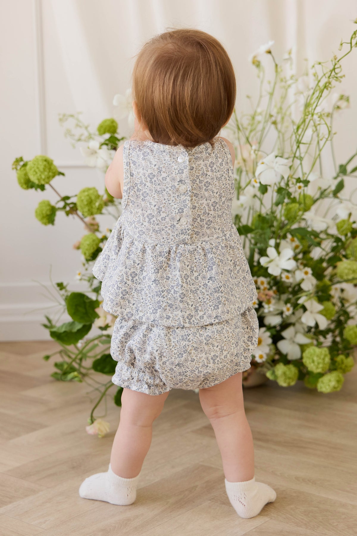 Biologisch Katoenen Adrienne Top - Tully Grey - Arlina kinderkleding