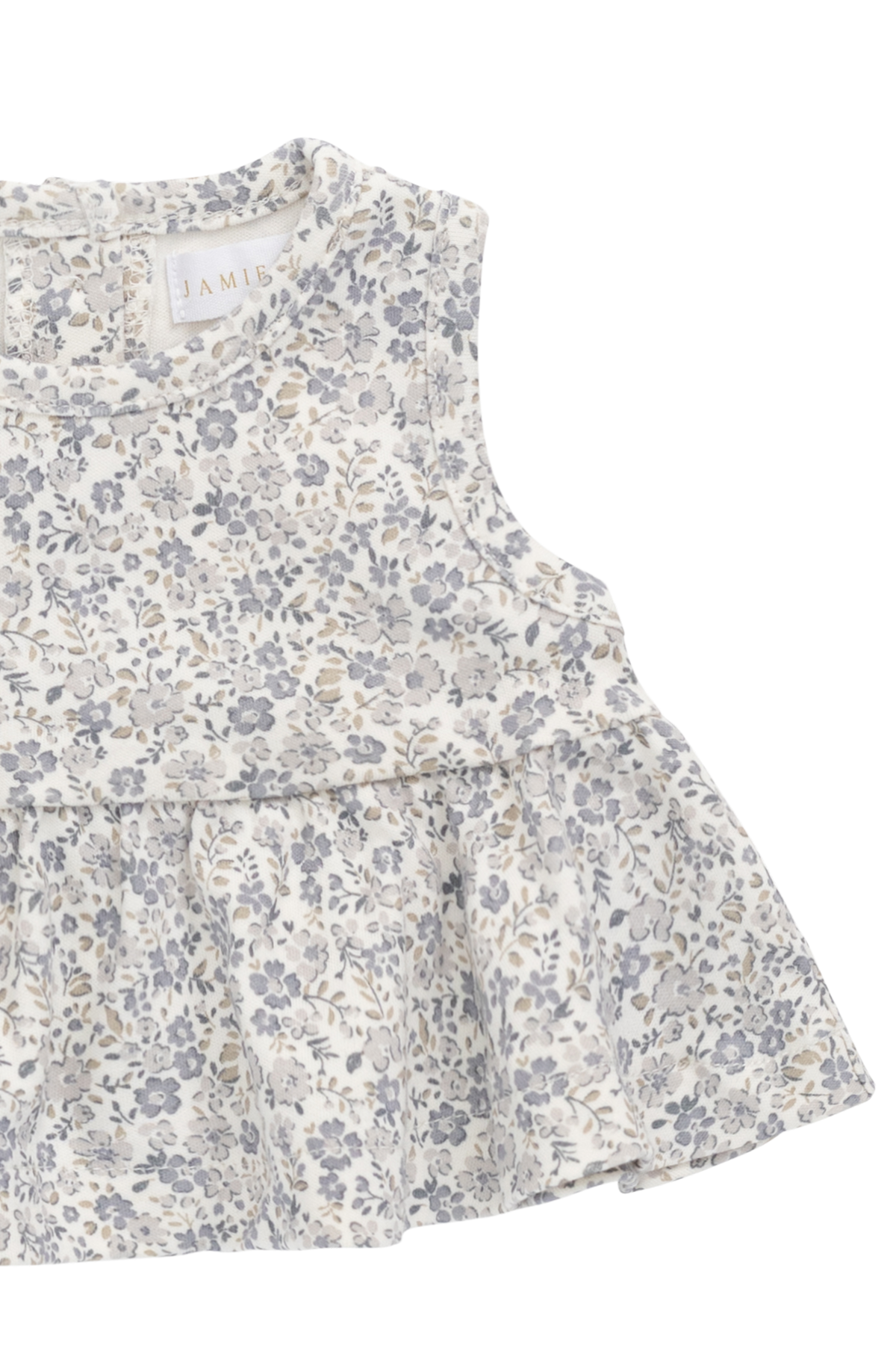 Biologisch Katoenen Adrienne Top - Tully Grey - Arlina kinderkleding