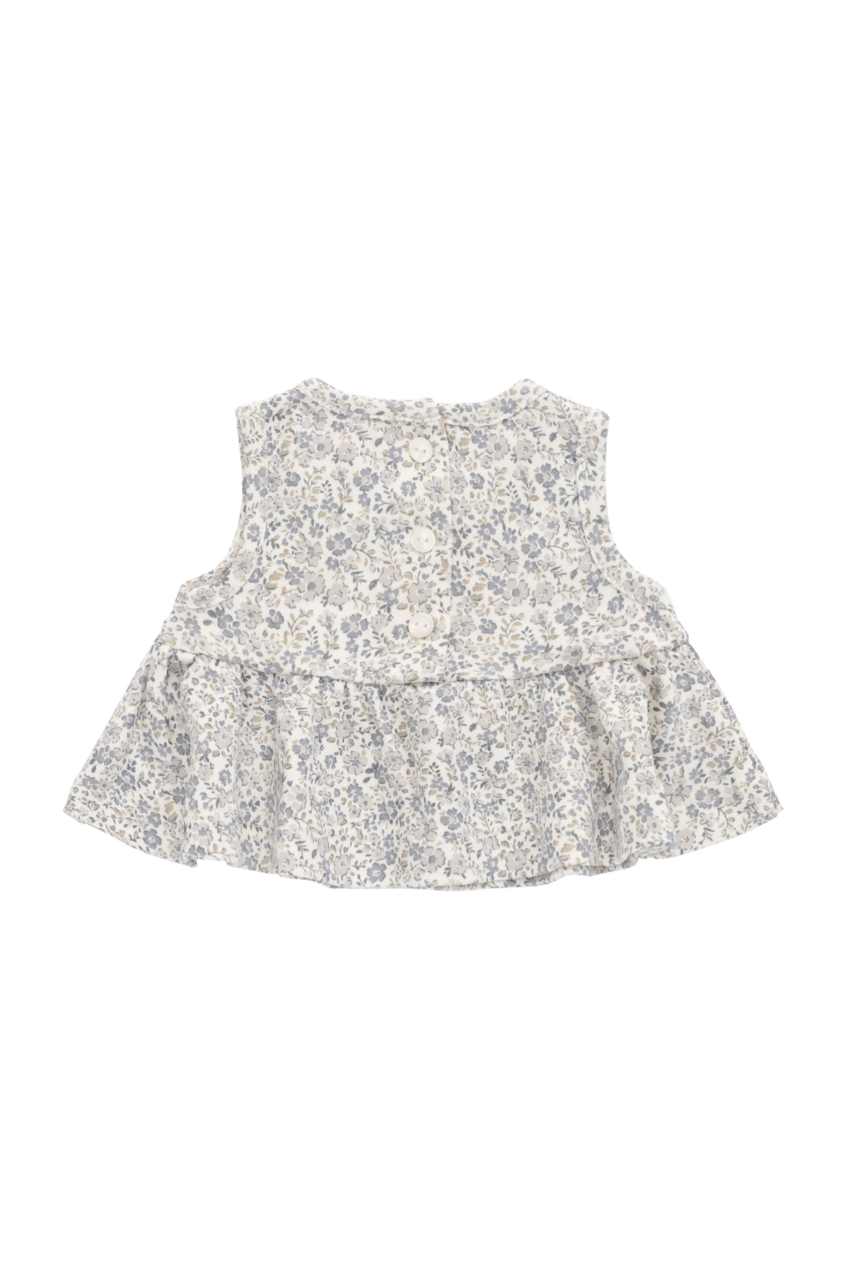 Biologisch Katoenen Adrienne Top - Tully Grey - Arlina kinderkleding