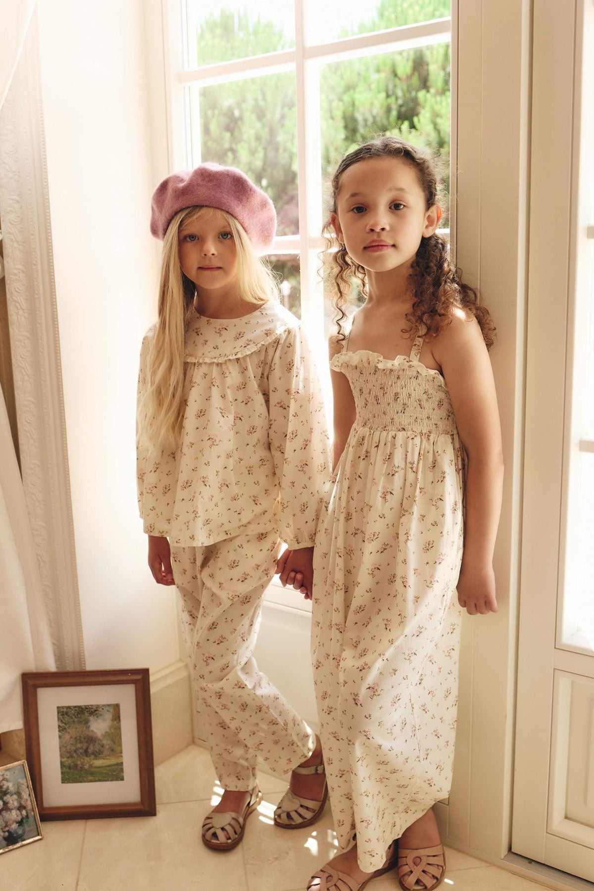 Biologisch Katoenen Amira Blouse - Bianca Antique - Arlina kinderkleding