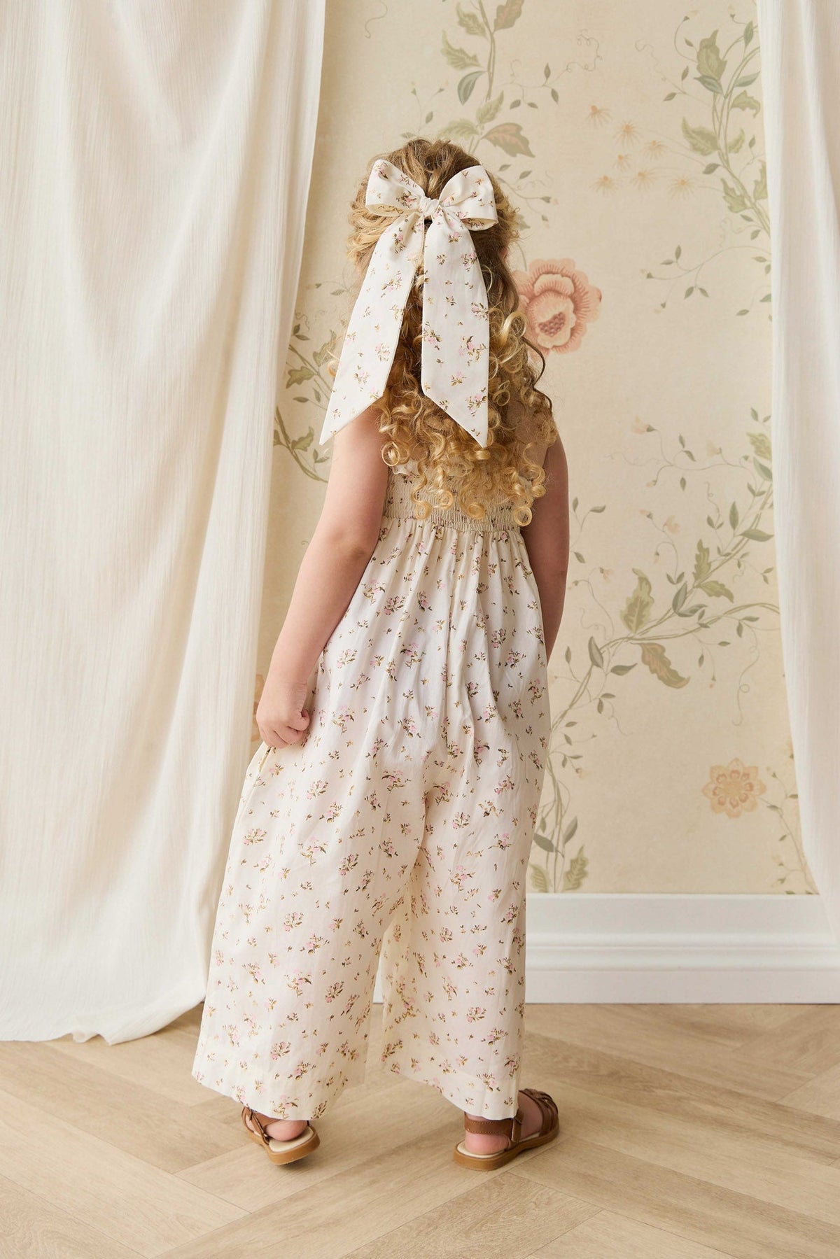 Biologisch Katoenen Arabella Jumpsuit - Bianca Antique - Arlina kinderkleding