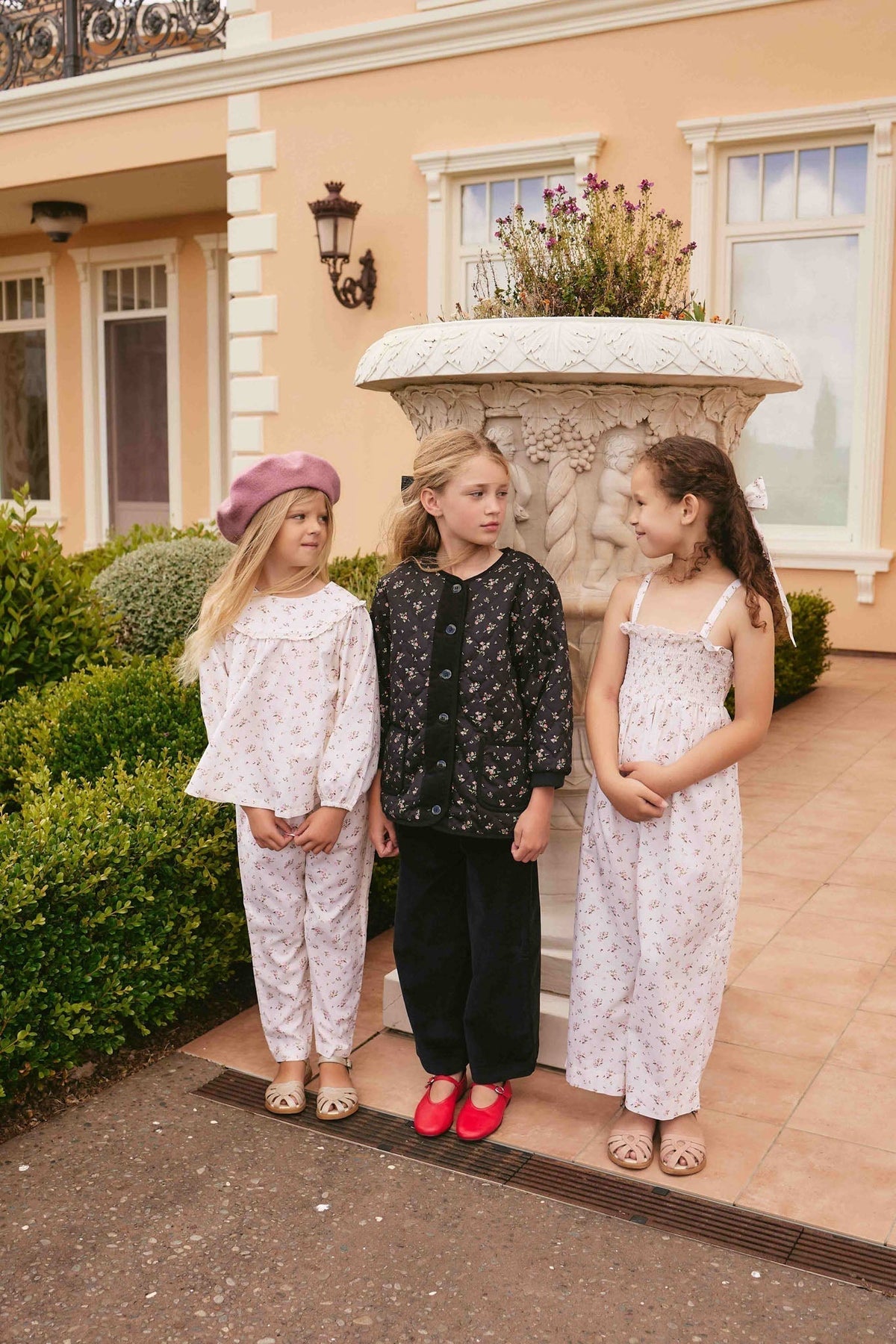 Biologisch Katoenen Arabella Jumpsuit - Bianca Antique - Arlina kinderkleding