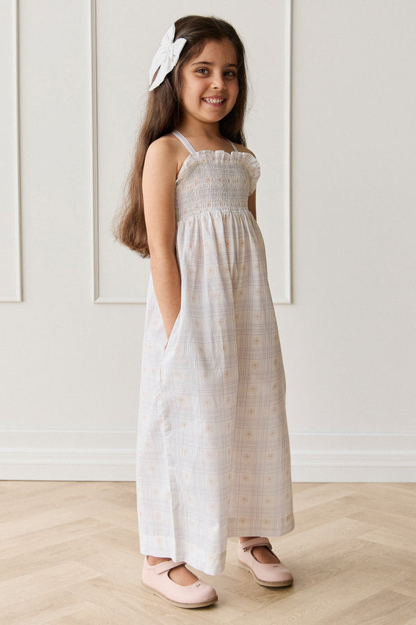 Biologisch Katoenen Arabella Jumpsuit - Marguerite Egret