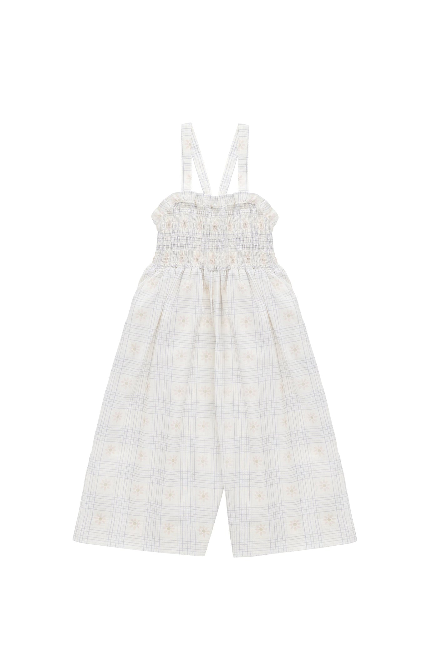 Biologisch Katoenen Arabella Jumpsuit - Marguerite Egret