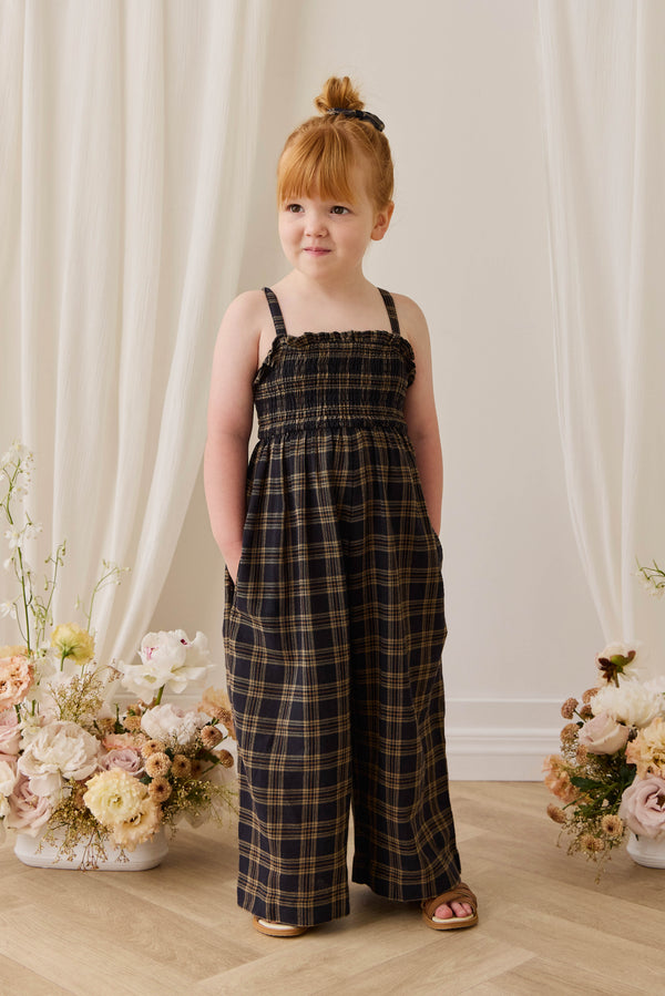 Biologisch Katoenen Arabella Jumpsuit - Woodland Check