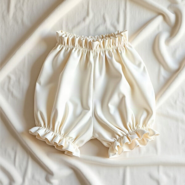 Bloomer met ruche, gebroken wit - Arlina